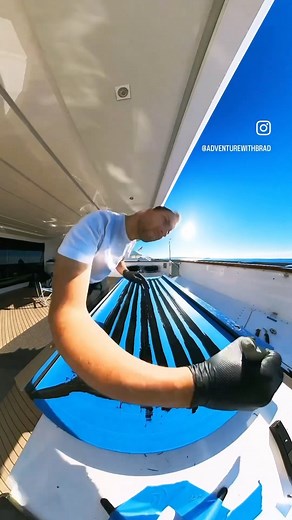 141K views · 96 reactions | How to re-caulk and sand a teak deck 蝹 : @adventurewithbrad ⚓️: @yachtieworld #YachtieWorld #teak #teakdeck #teakdecking #teakdeckrepair #caulking #howto #diy #superyachtdeckhand #deckhand #deckhandsuties #yachtie #yachties #yachtcrew #superyachts #superyachting #med #belowdeck #ondeck #megayacht | YachtieWorld | Facebook