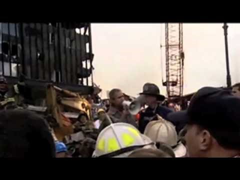 George W. Bush: Bullhorn Speech to Emergency Rescue Workers at 9/11