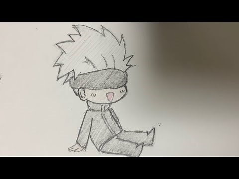 How To Draw Satoru Gojo | Step By Step | Jujutsu Kaisen