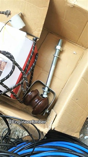 My Client wants to connect NEPA power to his house. These are the materials I prepared 👇 D-iron insulator, 2.5mm² wire, 10mm² load wire, 100-amp top & base fuse, and 16mm² re-cline wire. ⚠️ One important thing is missing here… Can you spot it? 👀 Drop it in the comments ⬇️ #electricalwork #ElectricianTips #ElectricalMaterials | Fimber Michael