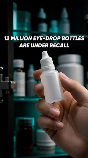 12 Million Rohto Eye Drops Recalled Over Sterility Concerns #Shorts