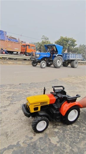 Cleaning Toys Small RC Tractor Unboxing & Testing - part 3