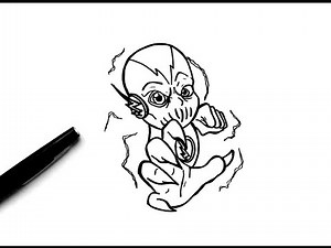 How to draw ZOOM FROM FLASH Chibi