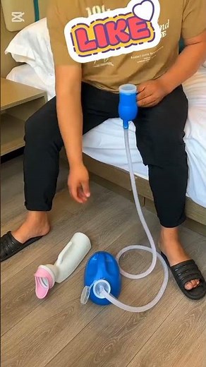 Portable Male Urinal Bottle | 68 OZ Capacity | 59" Hose | Travel Essential #healthcare #travel #usa