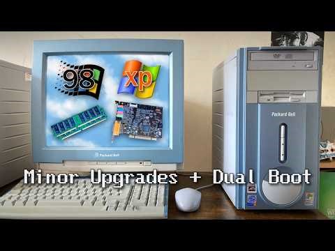 Dual Booting Windows 98 + XP on the Packard Bell iMedia PC and performing minor upgrades