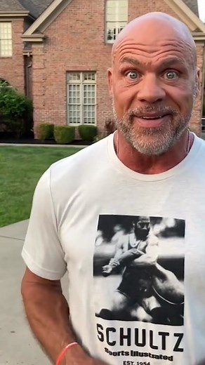 Kurt Angle could take you down with just his stare. #kurtangle #wwe #wwememes #memes #kurtanglestaring #kurtanglememe #baldguystaring #baldguymeme