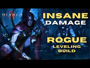 The Best Rogue AOE LEVELING BUILD Guide 1-50 Rogue in Diablo 4 (Unleash Massive Damage!)