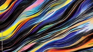 a colorful abstract swirl that gives an impression of dynamic movement, reminiscent of a fluid or wave-like texture, grainy gradient.