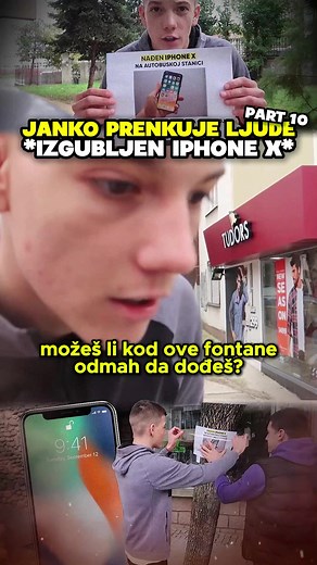 JANKO NAŠAO IPHONE X U GRADU *PRANK* - PART 10 @stefan_jankovic #janko #balkan #balkantiktok #balkanci #balkanfyp #balkans #srbija #srbijatiktok #viral_video #jankeza #memestiktok #viralprankvideo #fyp #prankvideo #pranks