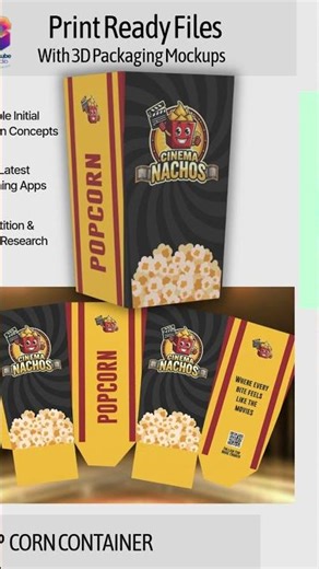 Professional Packaging Design with 3D Mockups & Dielines