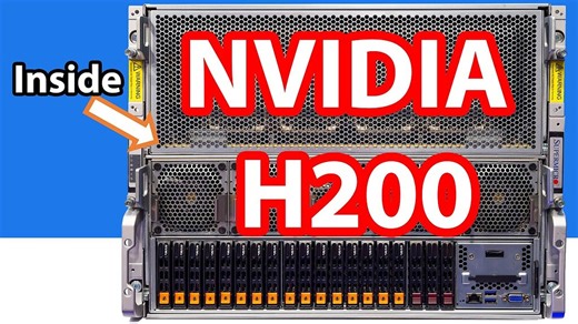 What a Super-Micro Nvidia H200 server looks like