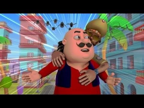 Chewing gum sir is now holding Motu while playing car games