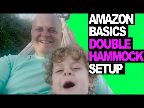 First Time Setting Up An Amazon Double Hammock