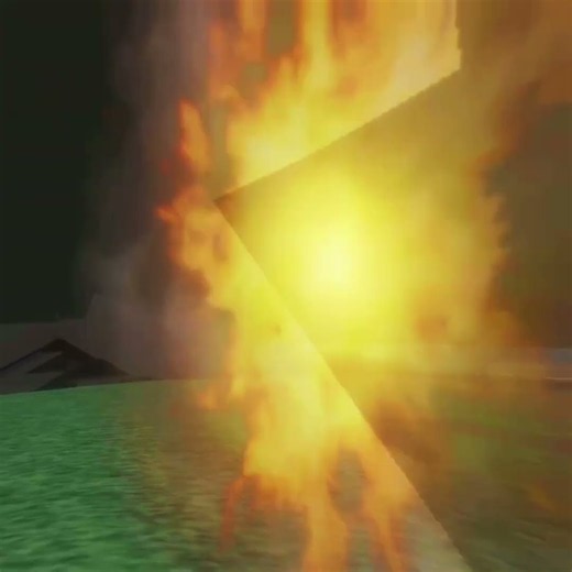 explosion test animation