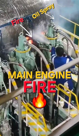 ⚠️ 𝗦𝗮𝗳𝗲𝘁𝘆 𝘃𝗲𝗿𝘀𝘂𝘀 𝗦𝗮𝗳𝗲𝘁𝘆: Main Engine Fire vs Navigation! Chief GRey #ChiefGRey Ctto: Video not mine, source: FB | CE GRey A. Gautane