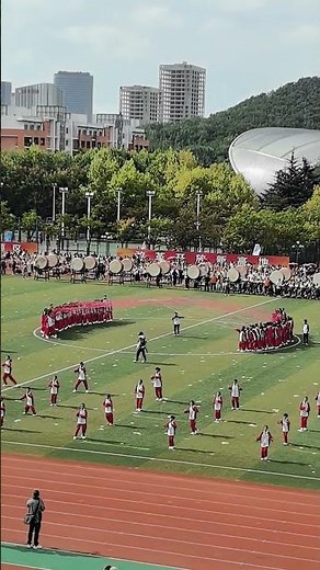 Students perform synchronized rope skipping in Shandong, China
