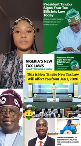 209K views · 3.4K reactions | Tinubu Tax Reform Starting January 2026 Has Been Explained And All You Need To Know 辰辰How It’s Affects You ‍♀️‍♀️ E No Go end Well For This Administration | Blessing Martin2 | Facebook