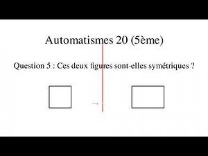 🧩 Automatismes #20 (5e) – Priorités, repère, probabilité & symétrie