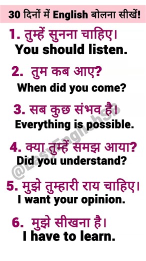 Daily Use English Sentences | Spoken English Practice | English Speaking Practice.