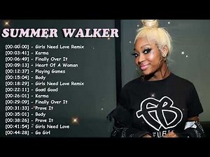 Summer Walker Top 20 Songs Playlist – Greatest Hits Full Album Emotional R&B