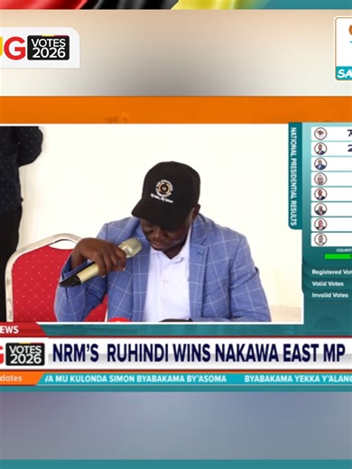 Joel Ssenyonyi Declared MP-Elect for Nakawa West 2026-2031
