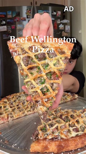 Ted’s Zaza | Beef Wellington Pizza. This uses affordable ingredients and everything came from @amazonfresh #ad #pizza #beefwellington | Instagram