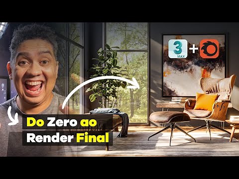Aprenda a Fazer Seu Primeiro Render 3D com 3ds Max e Corona Renderer - Tutorial Completo