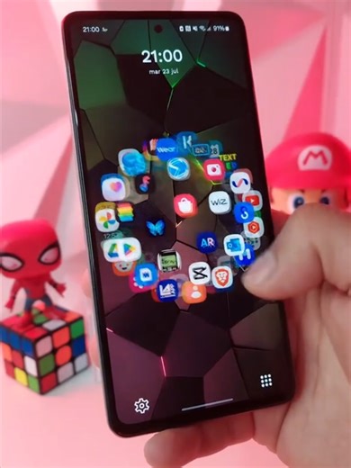 Your Phone Needs This DNA Launcher – Super Cool UI! . . #DNALauncher #AndroidLauncher #PhoneCustomization #CoolHomeScreen #TechTips