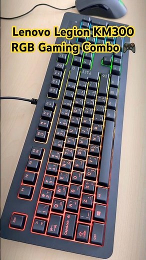 UNBOXING! 📦 Lenovo Legion KM300 RGB Gaming Combo Keyboard and Mouse 🎮 #gvunboxing #subscribe