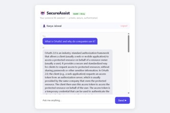 SecureAssist — AI Agent with Auth0