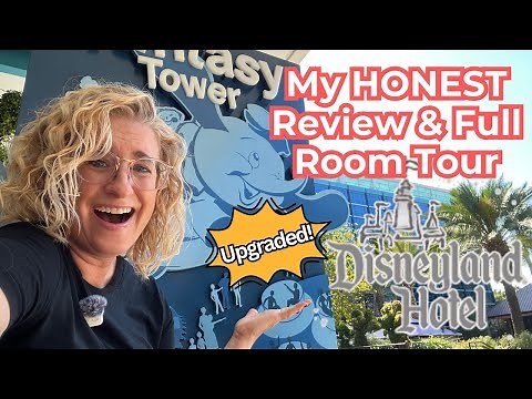 UPGRADED! Disneyland Hotel Review & FULL Room Tour