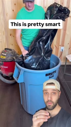 Danny Pogofsky | Home Advisor on Instagram: "Why do trash bags NEVER fit right? 🤦‍♂️ This one fix solves it: ✔️ Small hole ✔️ Air suction ✔️ Perfect fit Once you do this, you’ll never go back. Comment “Cheat Sheet” and I’ll send you my free homeowner maintenance guide Follow @danny.pogofsky for more real-life home hacks #homeownertips #homemaintenance #homehacks #dıy"