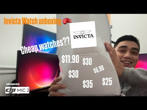Cheap watch haul unboxing?? 7 Invicta Watches! #invicta #invictawatch #watches #watchcollector #time