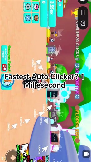 Fastest Auto Clicker? 1 Millesecond Froze my Phone but works! #fyp