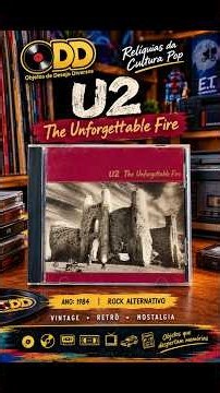 U2 – The Unforgettable Fire CD | An Unforgettable 80s Classic 📀🔥