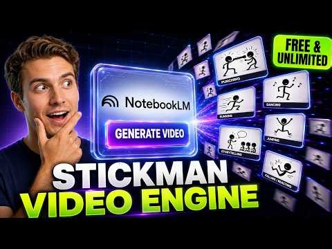 Turn NotebookLM into VIRAL Stickman Animation Engine (FREE & UNLIMITED)