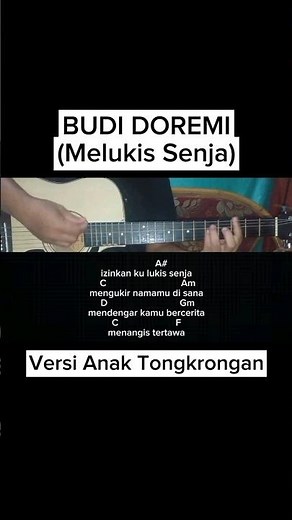 Full Video👆👆 Chord Gitar Budi Doremi - MELUKIS SENJA (Ijinkan Ku Lukis Senja) Chord F #chordterbaru