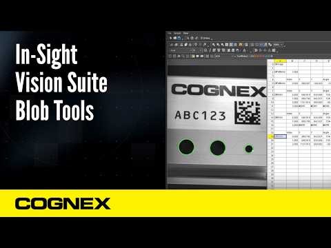 In-Sight Vision Suite Blob Tools | Cognex Support