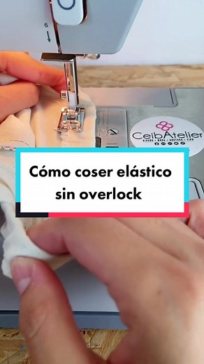 Cómo coser elástico sin overlock fácilmente