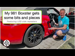 My 981 Porsche Boxster gets some bits and pieces