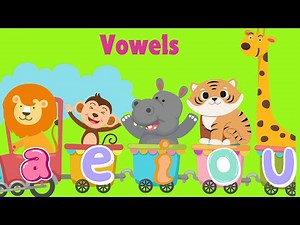 The Vowels Family | Nursery Rhyme | Kiddos Academy and Play