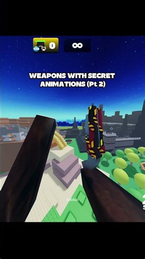 Weapons with secret animations in Roblox Rivals 🤯(Pt 2) | #roblox #rivals #robloxrivals
