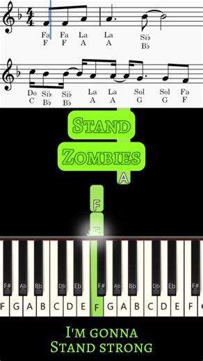 Stand (From Zombies) Piano Cover #DisneyZombies #Zombies #Stand #PianoShorts #Tutorial #Karaoke