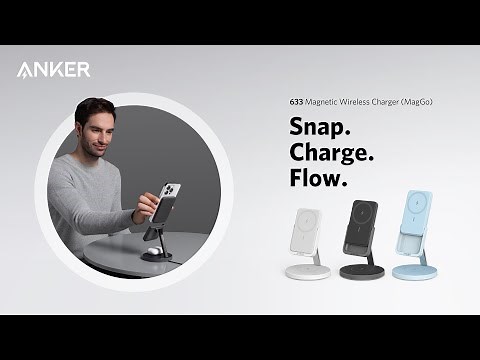 Anker 633 Magnetic Wireless Charger (MagGo) | Snap. Charge. Flow.