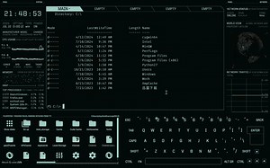 Electron写的超酷黑客装逼耍帅终端 拍电影专用