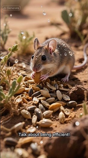 Jerboa 🐾 The Tiny Hopper of the Desert! #animalai #wildlife #animalfacts