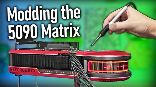 【4K】ROG RTX 5090 骇客显卡改造：750W功率，12VHPWR，无BTF和液金检查 | 作者：der8auer | 机翻中文