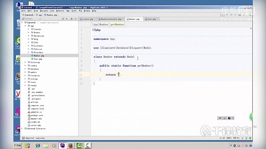 Laravel视频教程modle千锋