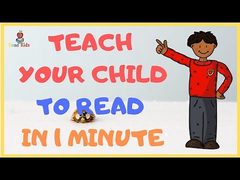HOW to TEACH Your CHILD to READ in 1 minute - letter sounds mastery