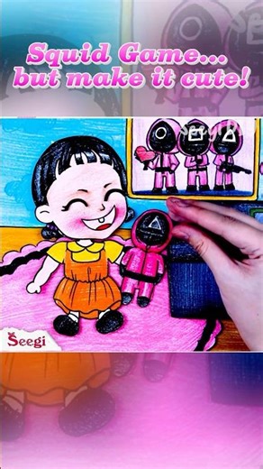 When Miku Meets Seegi and Pikachu💕⚡#Miku#Pikachu #AnimeFriends #CuteMoments #FunnyShorts#squidgame